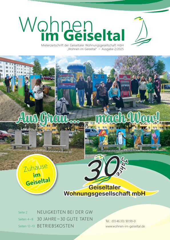 GW Mieterzeitung02 2025 Deckblatt